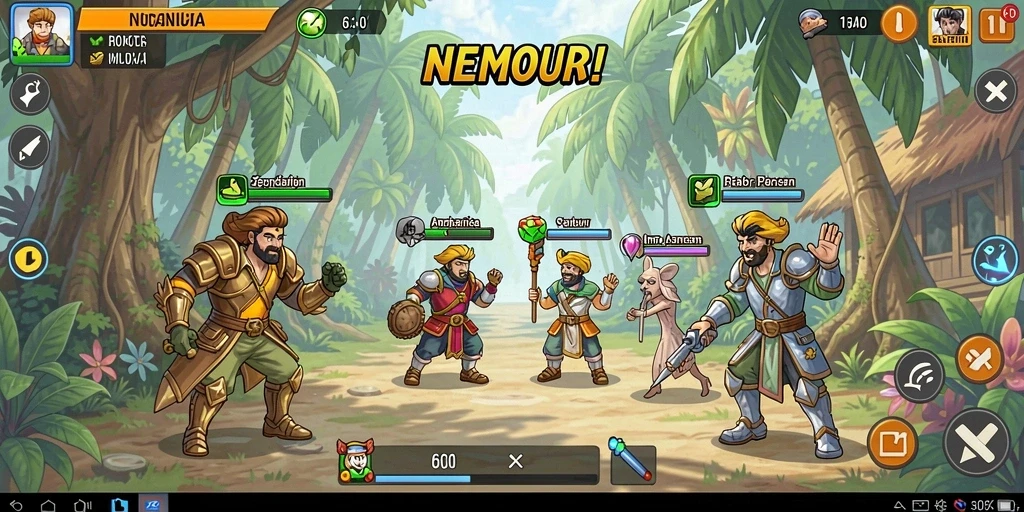Screenshot dari salah satu level menantang dalam 333V.