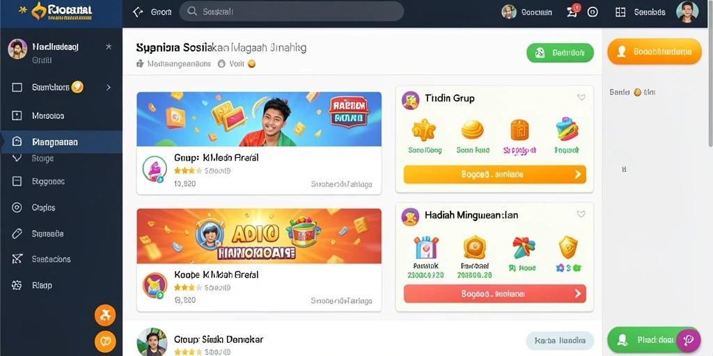Komunitas aktif di dalam aplikasi yang mendukung.