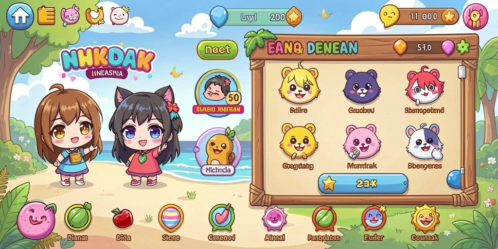 Fitur interaksi dengan pemain lain yang menyenangkan.